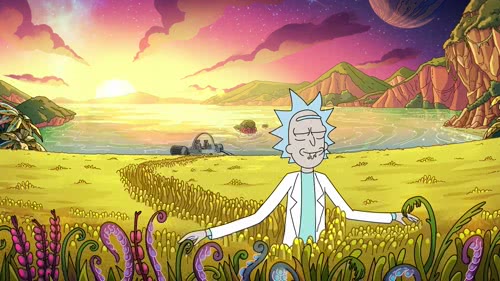 alien world rick and morty 4k anime live wallpaper