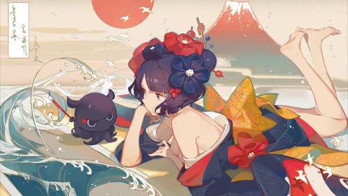 葛饰北斋 FGO 躺卧