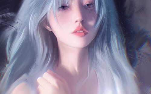 白发少女
