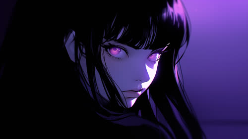 Gril Eyes 静态2k-抖音-桌面星球