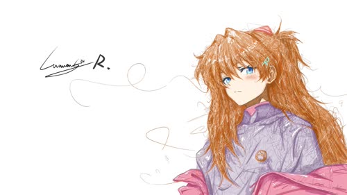 明日香线稿2