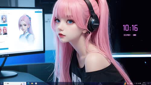 极客云 girl2