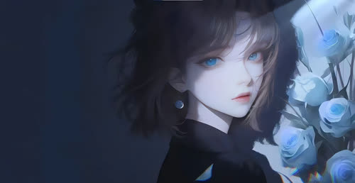 蓝眼女孩-动漫-故知