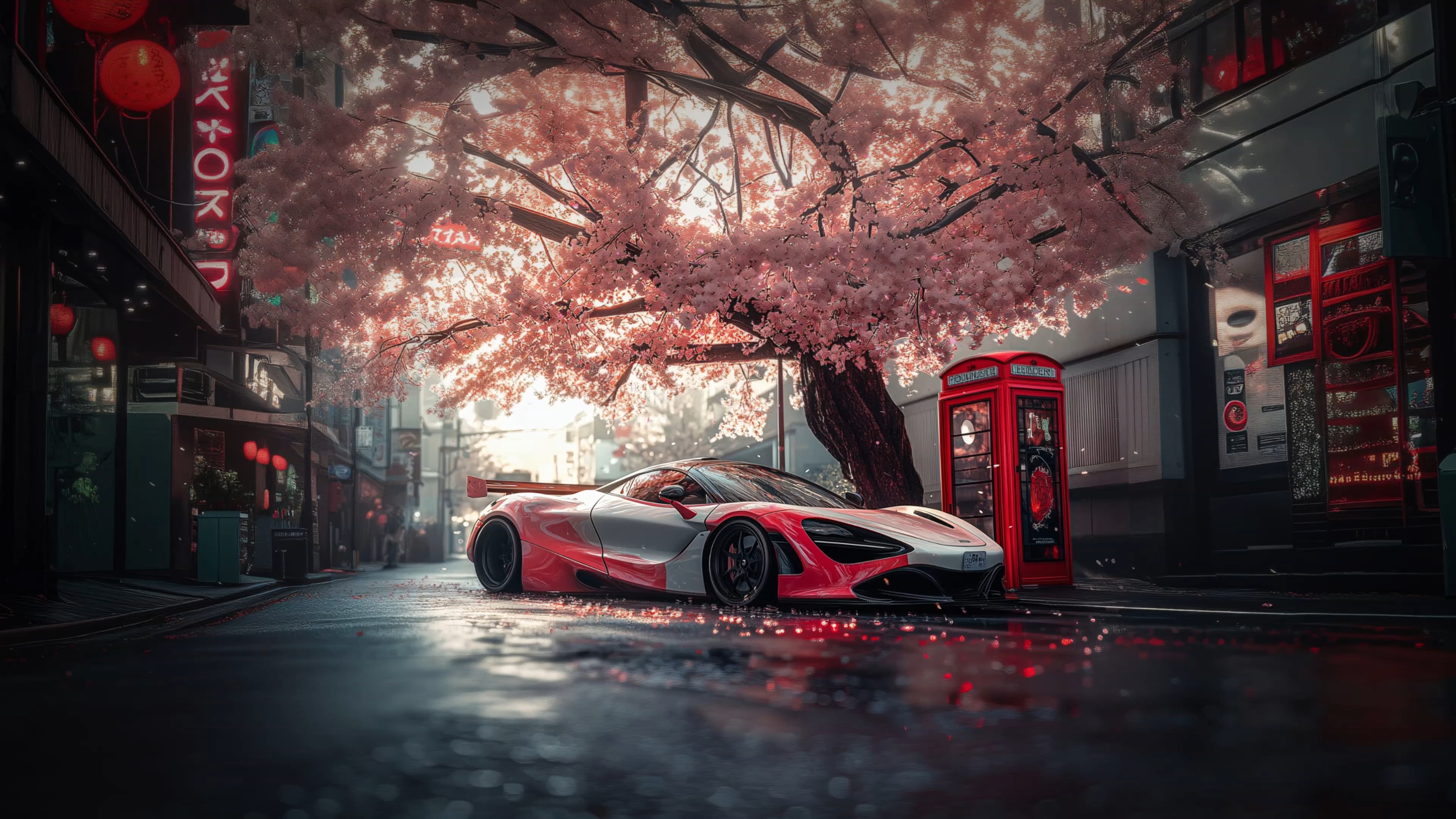 樱花-粉色跑车-tt