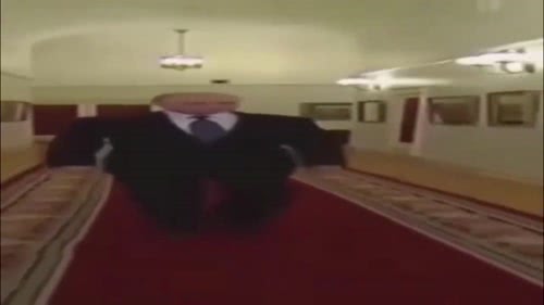 Putin walking