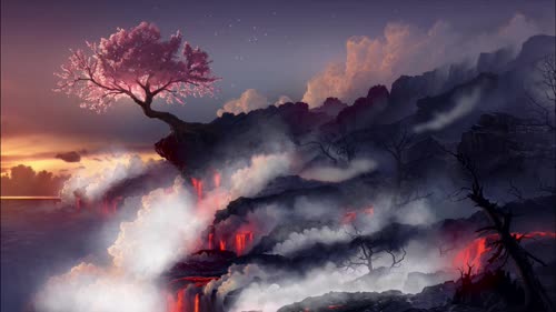 volcan fume 