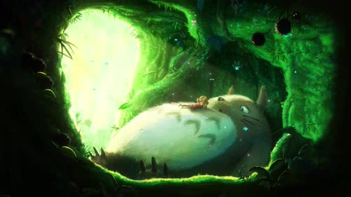  Cute Totoro Chilling