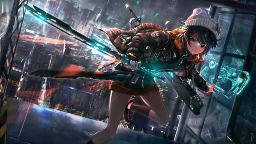 Sci-Fi Anime Girl