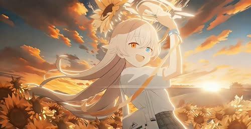 星野夕阳图
