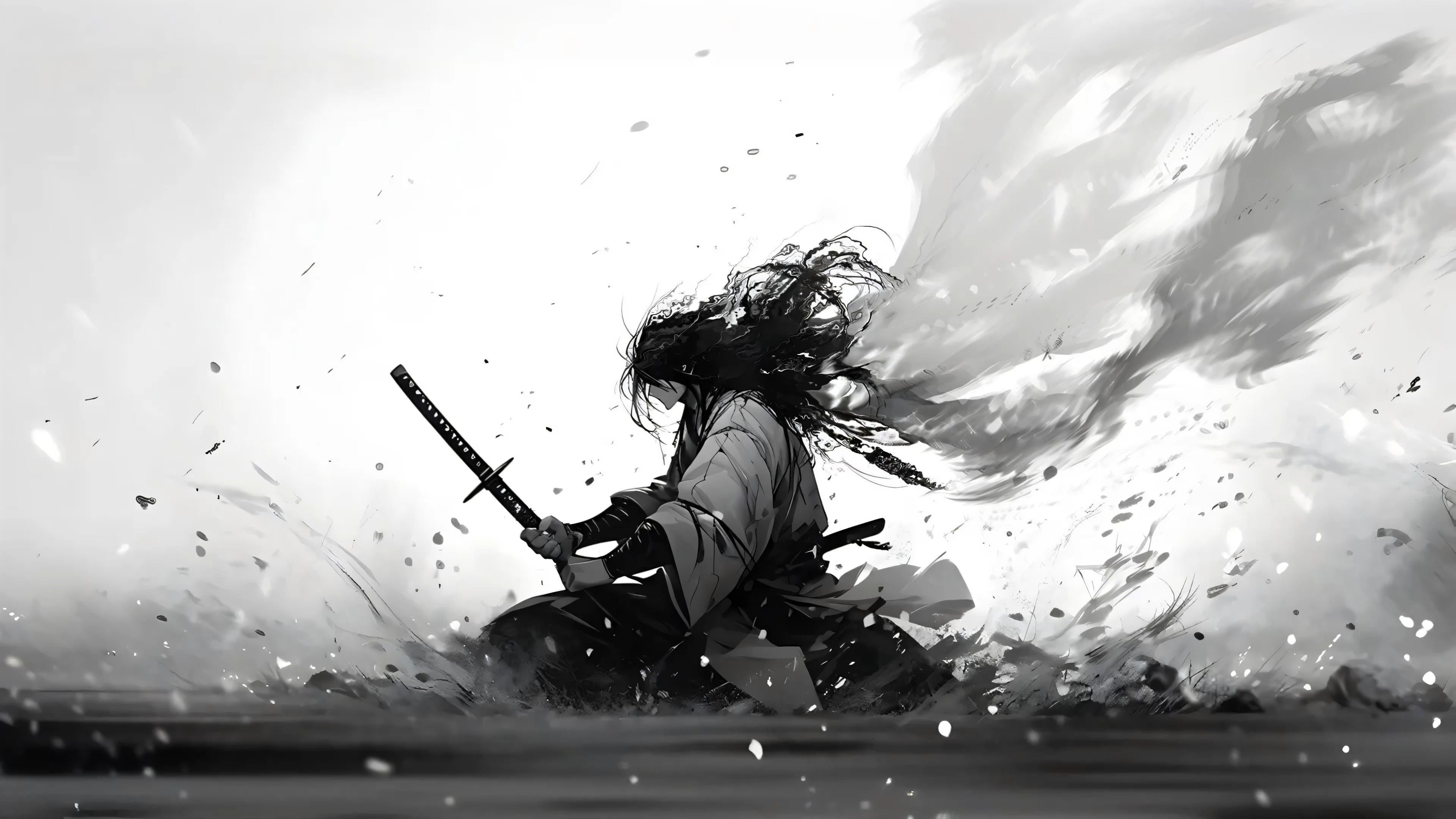 水墨武士-头号玩家社